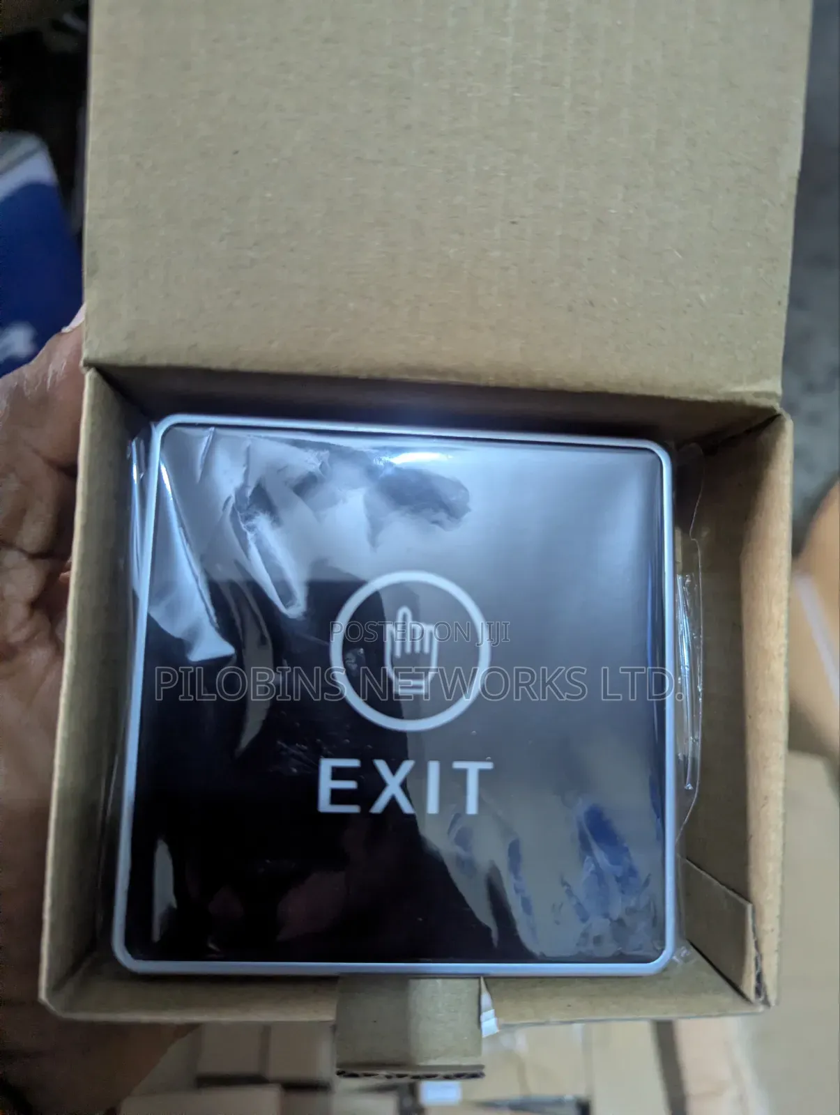 Touch Metallic Exit Buttons