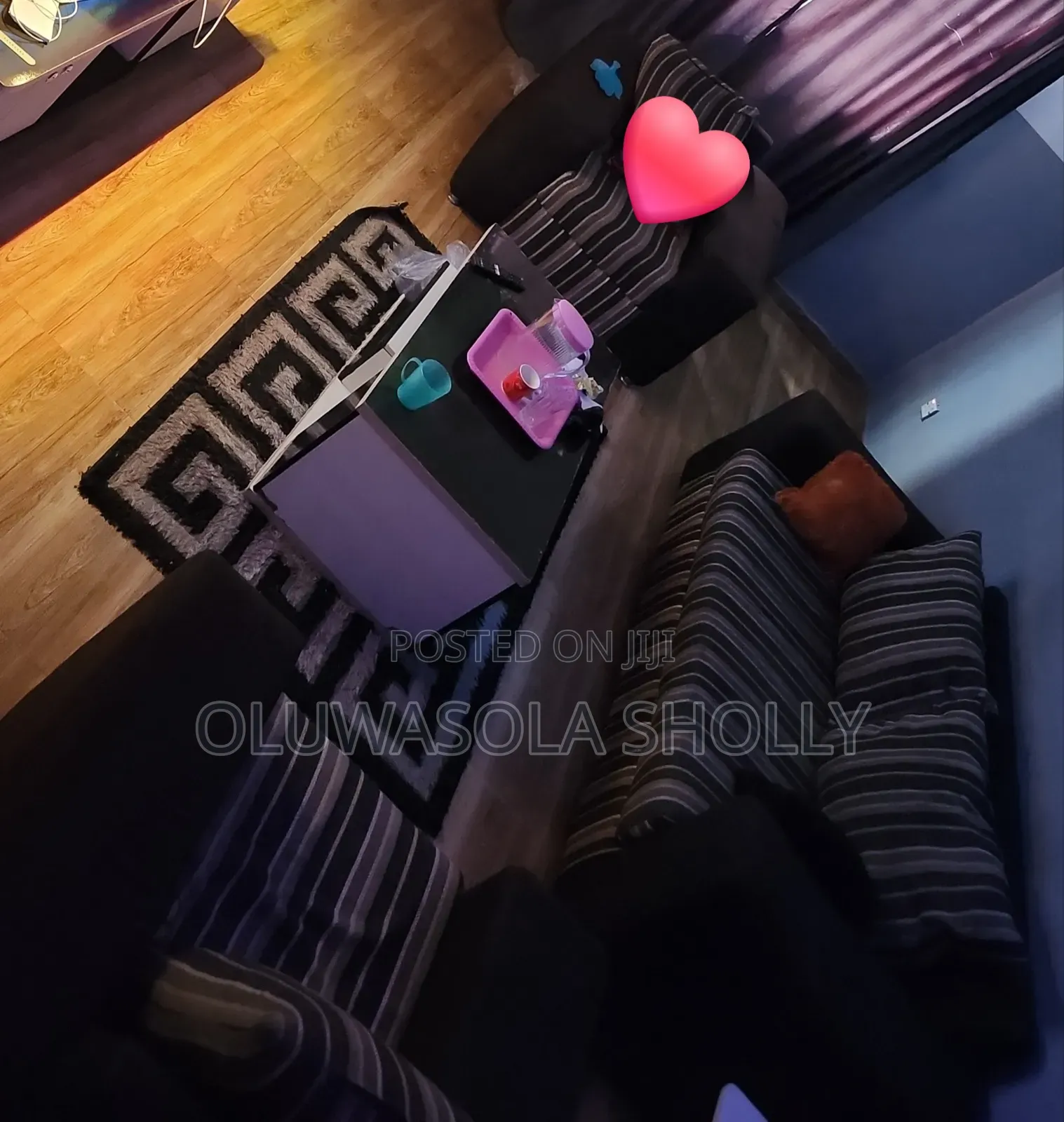 Chairs and Center Table Message That My Line on WhatsApp