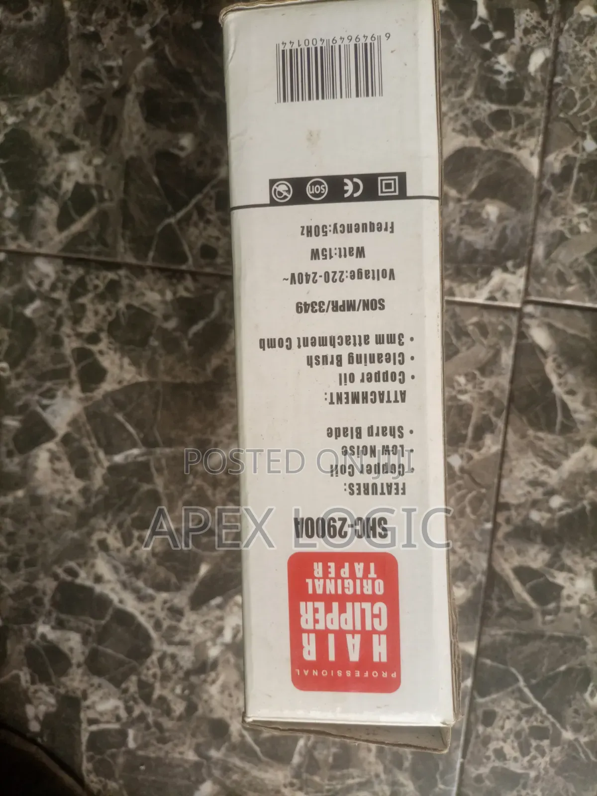 (Open Box) Sonik Original Taper Professional Hair Clipper