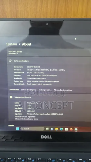 Laptop Dell Latitude E7270 8GB Intel Core i5 SSD 256GB
