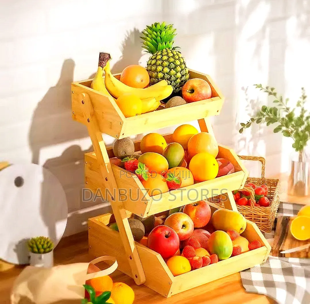 Wooden Kitchen Rack