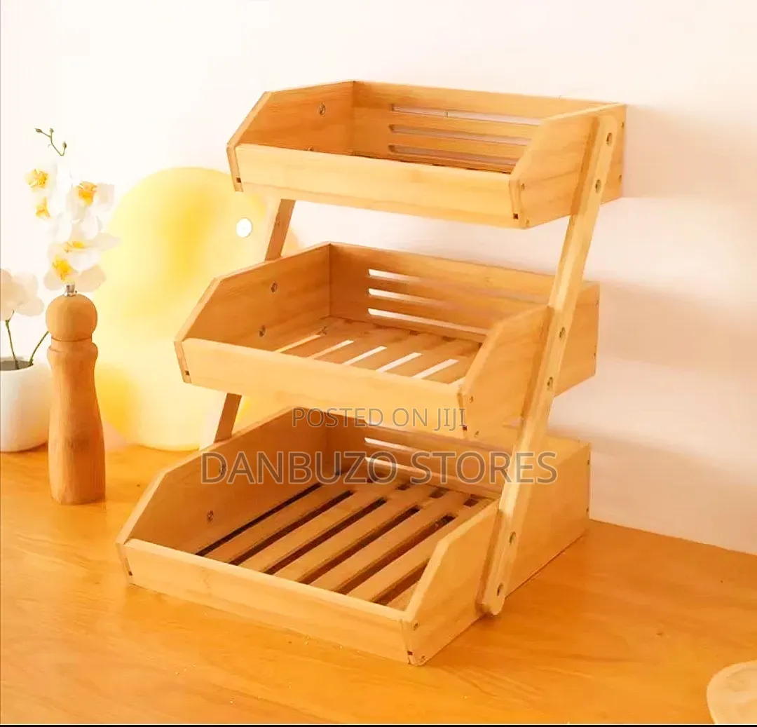 Wooden Kitchen Rack