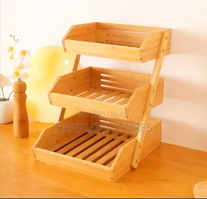 Wooden Kitchen Rack