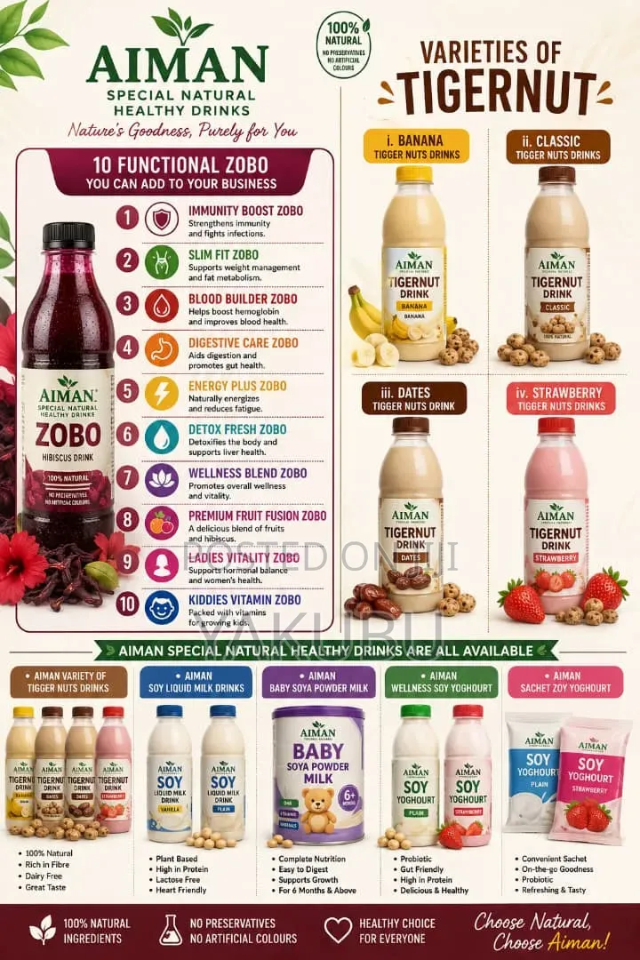Aiman Natural Drinks and Nourish Home