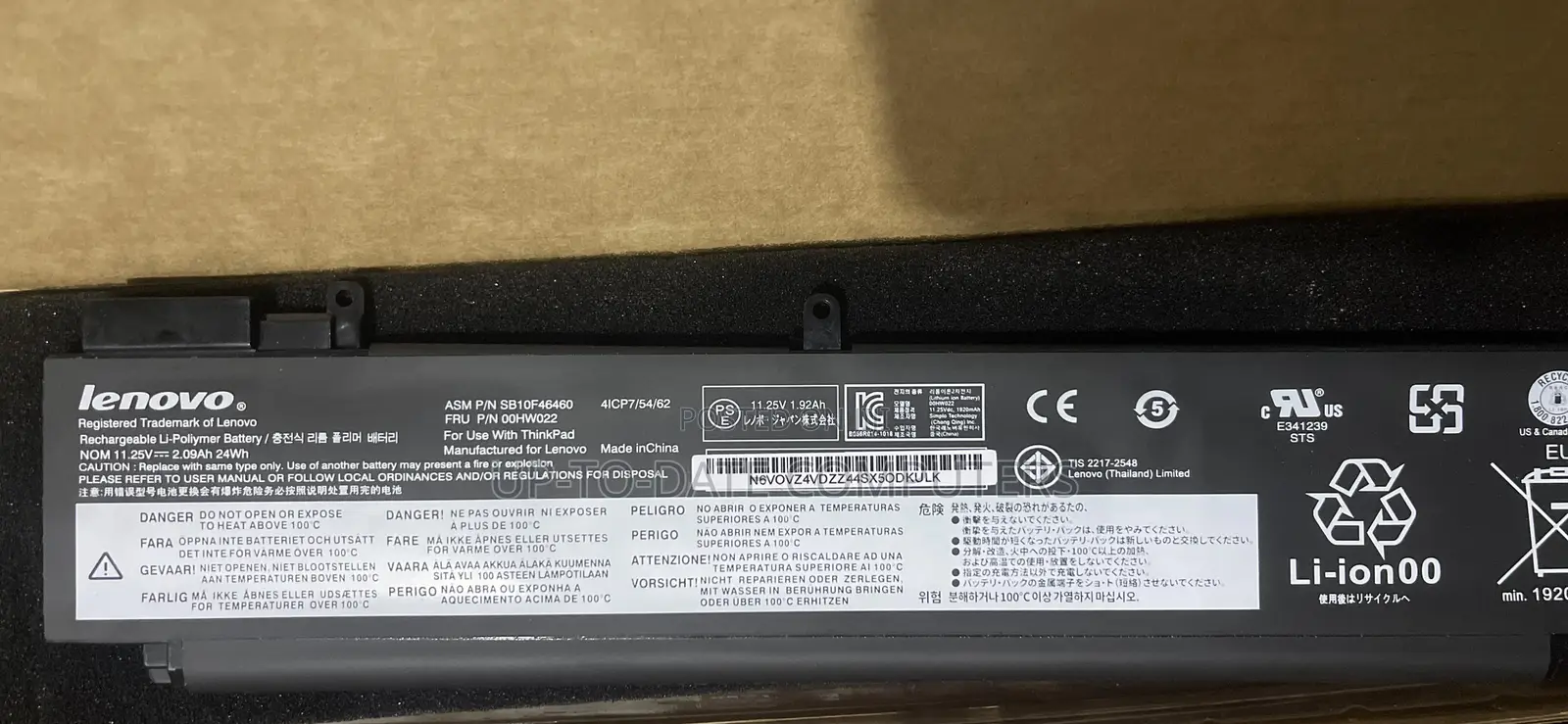 Lenovo 00hw022 Battery