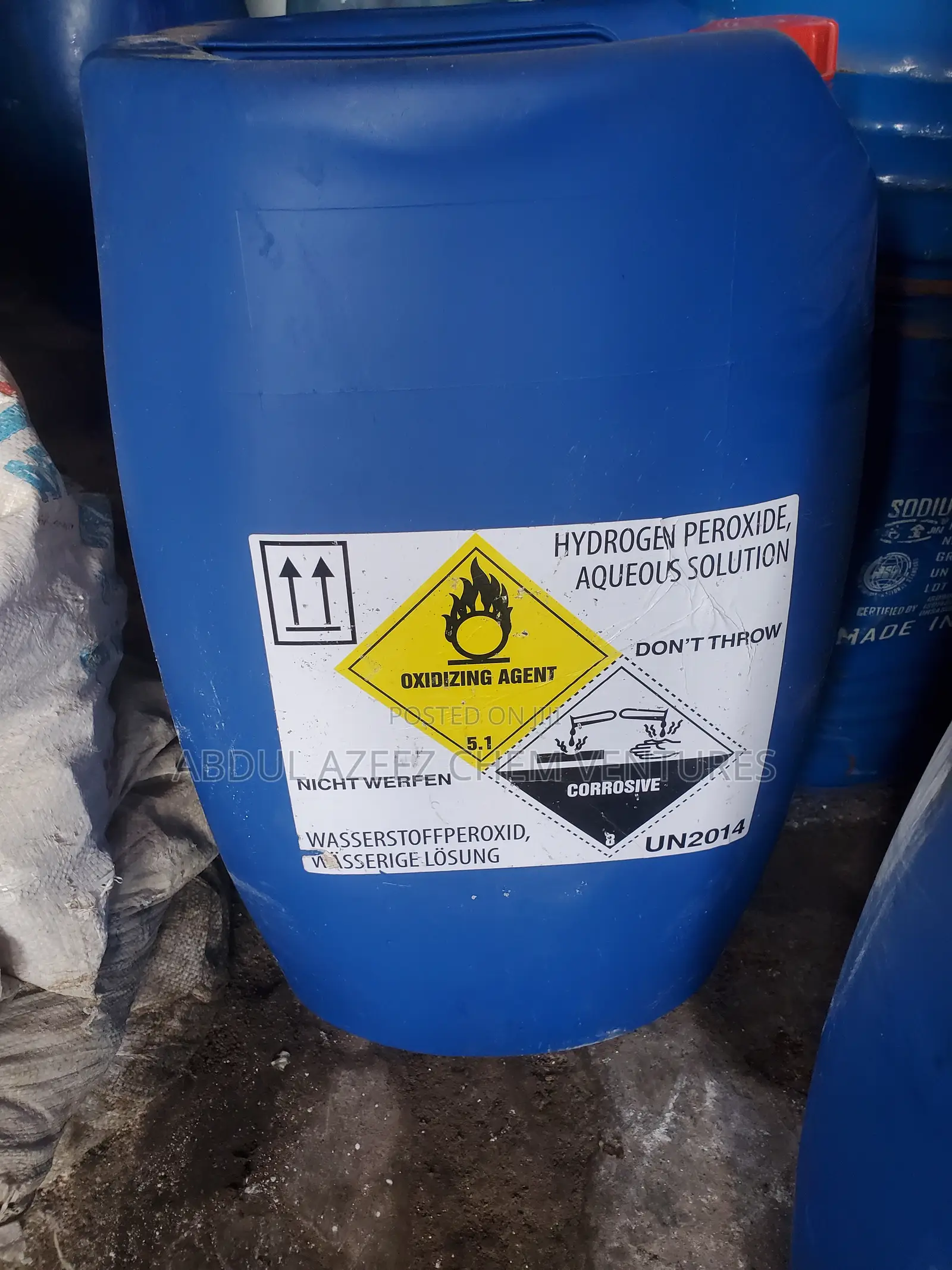 Hydrogen Peroxide 65kg
