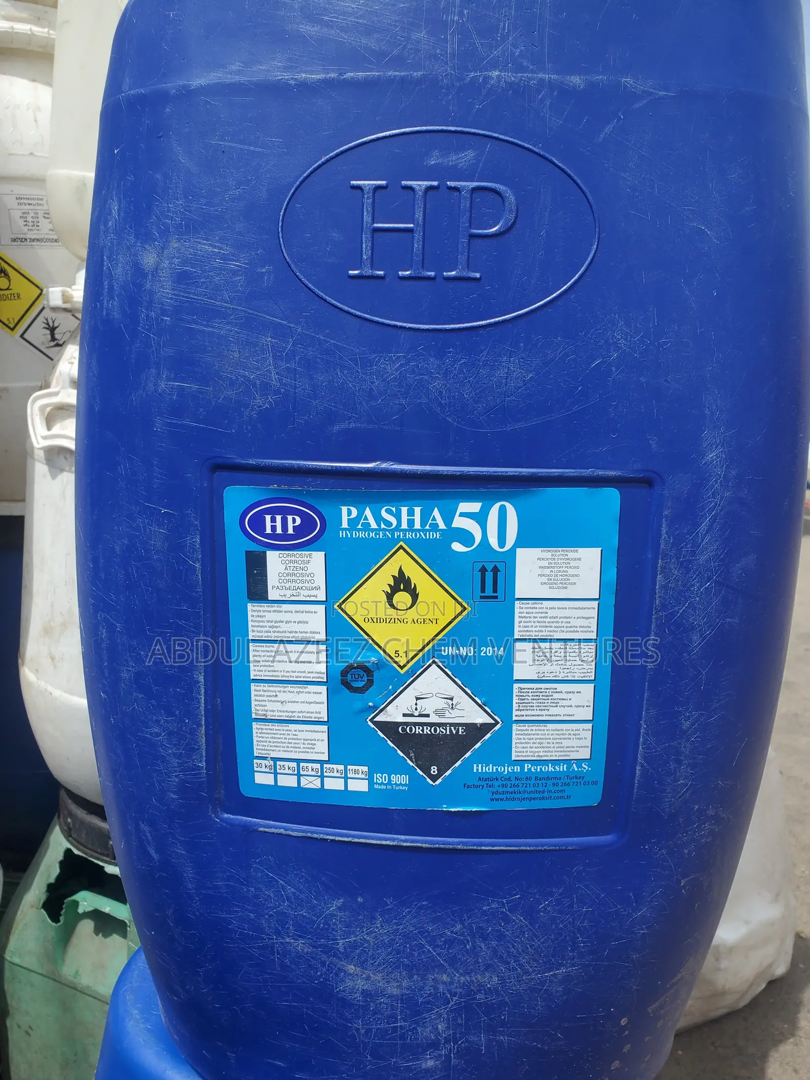 Hydrogen Peroxide 65kg