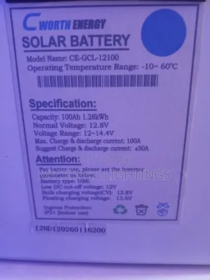 C-Worth Energy Solar Battery