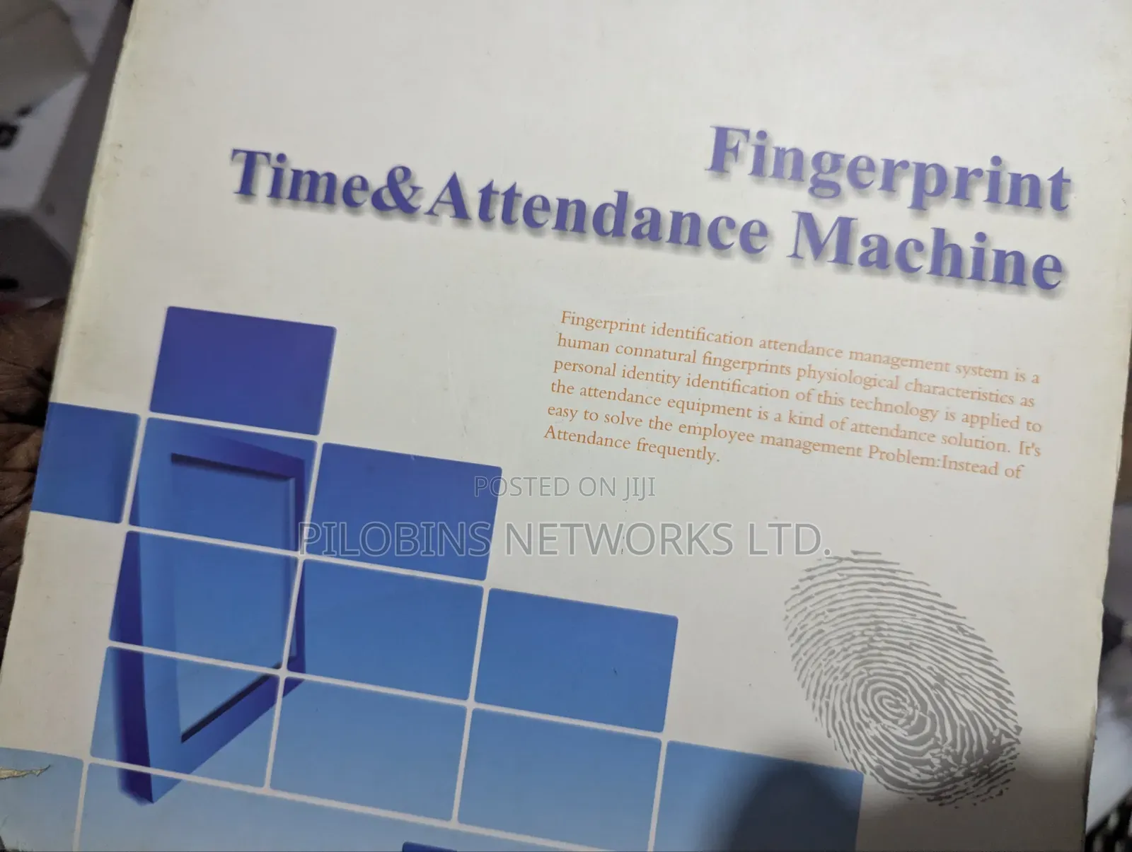 Fingerprint Time and Attendance Machine