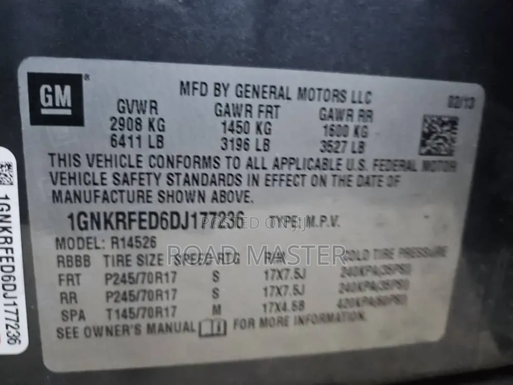 Chevrolet Traverse 2013 Black