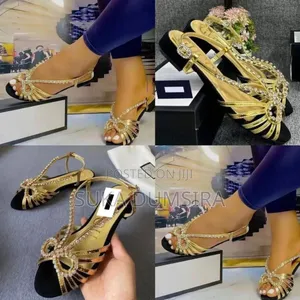 Female Gold Sandals