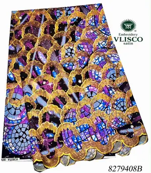 High Quality Vlisco Satin Fabrics