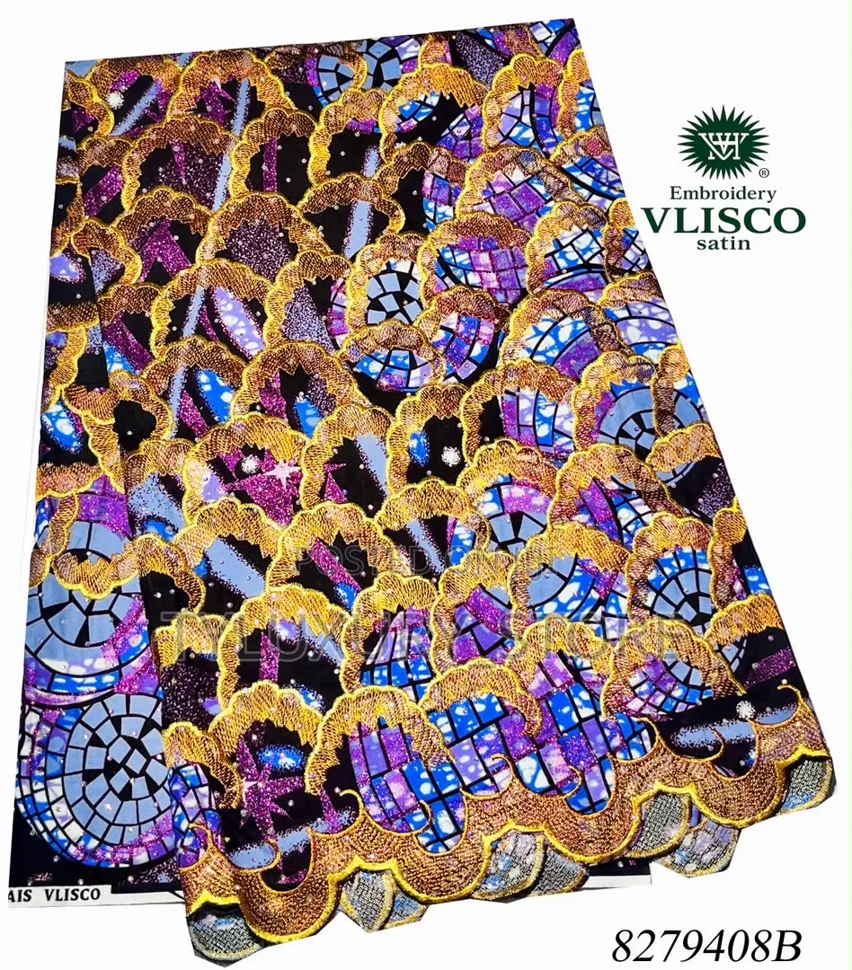 High Quality Vlisco Satin Fabrics