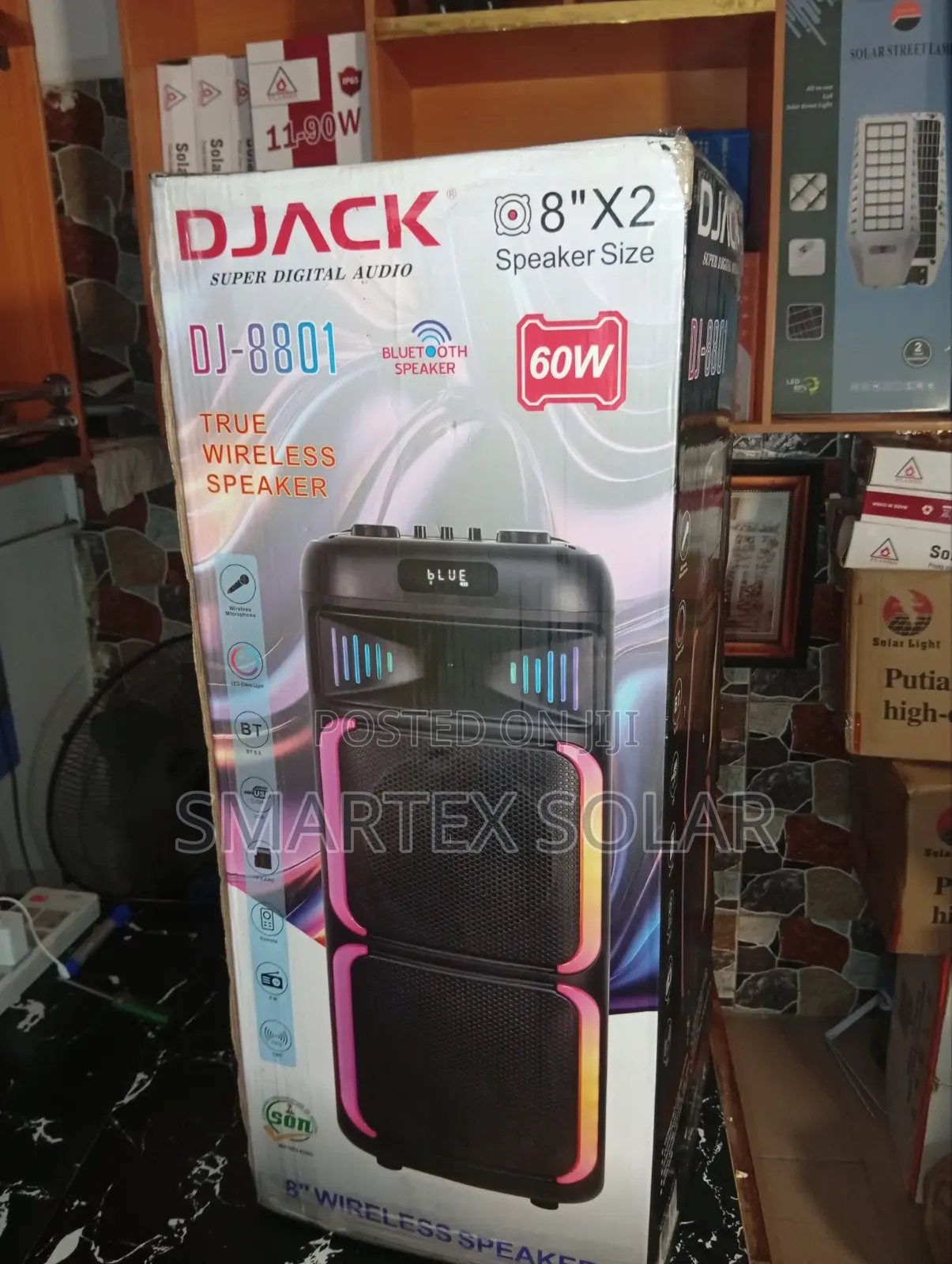Djack Wireless Bluetooth Speaker With Remote Control Microphone