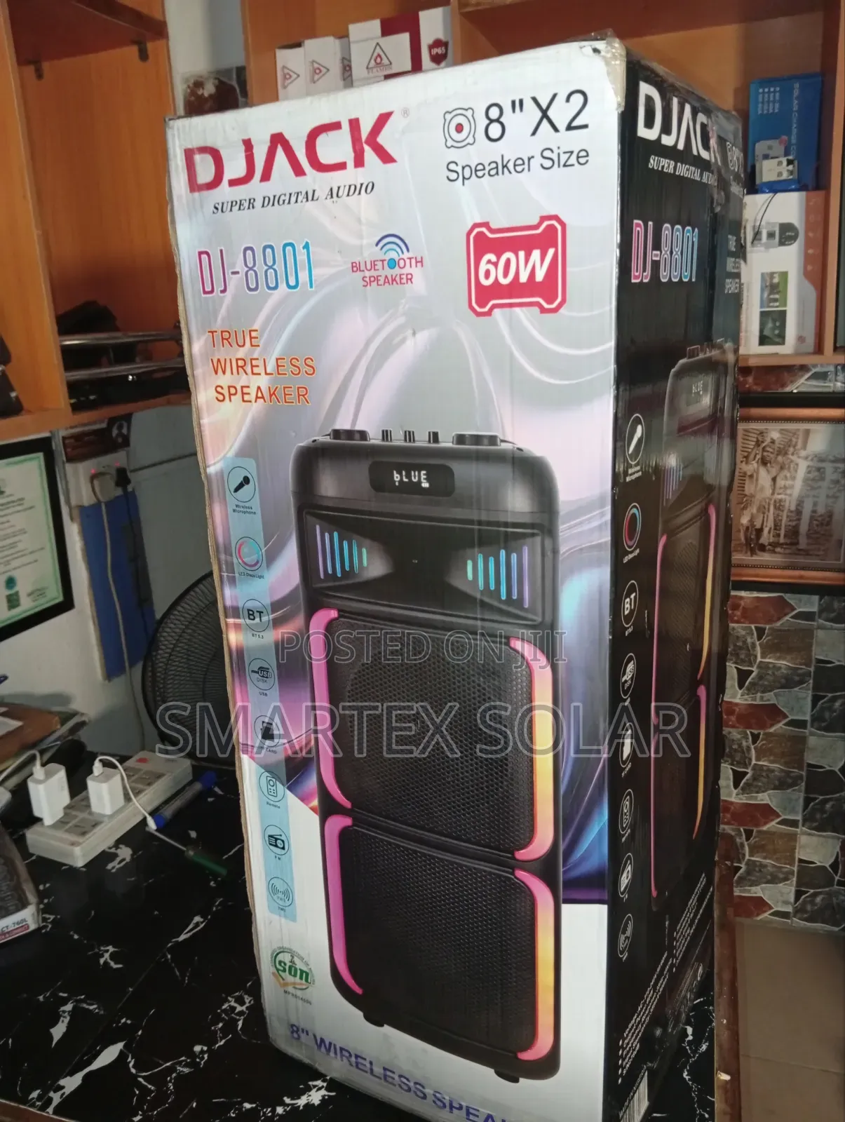 Djack Wireless Bluetooth Speaker With Remote Control Microphone
