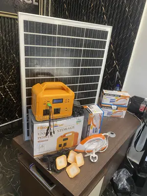 Solar Generator With LED Bulbs and Adapter,1unit 100watts Panel