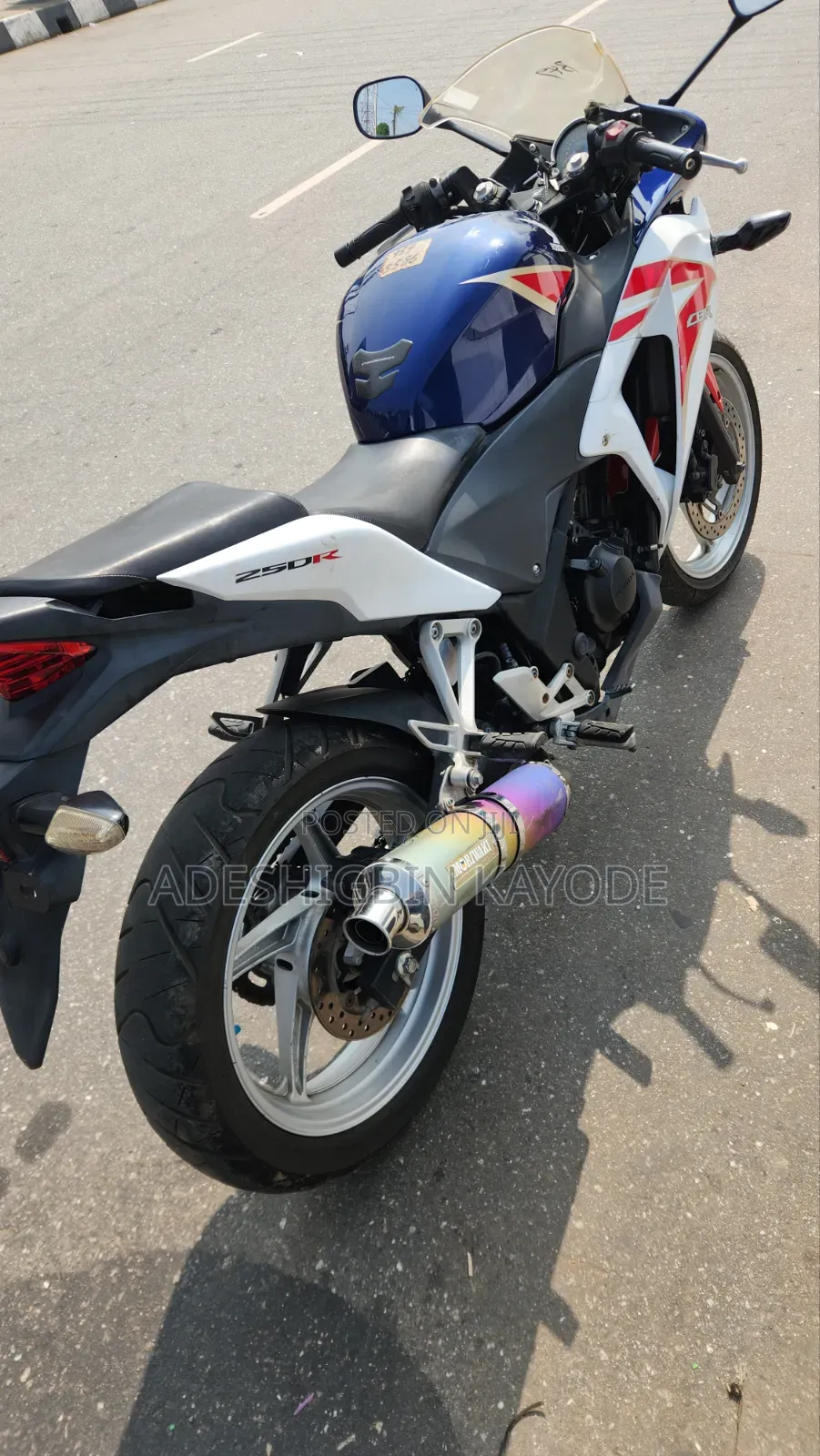 Honda CBR 2013 Blue
