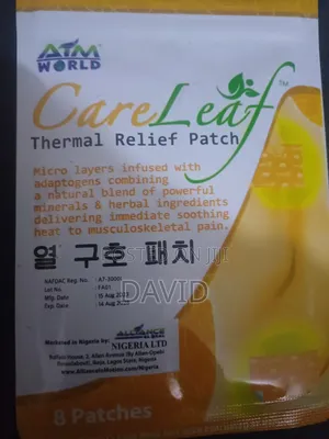 Careleaf Thermal Relief Patch _ Natural Relief for Body Pain