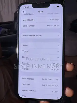 Apple iPhone 13 Pro 256 GB Black