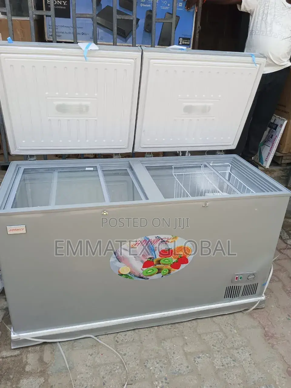Original Hoomex Double Door Freezer