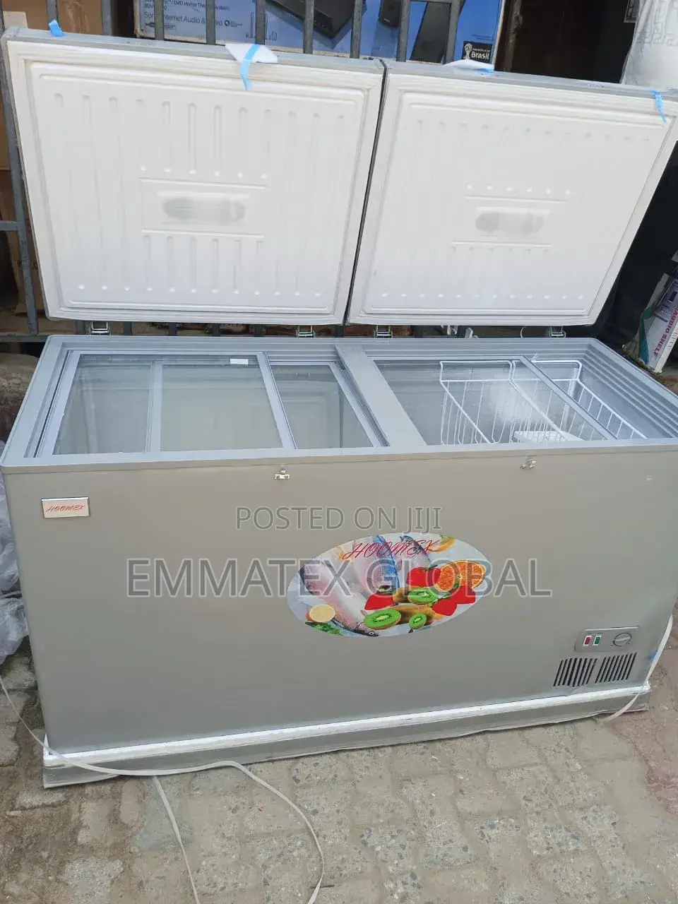 Fast Deep Double Door Freezer Hoomex