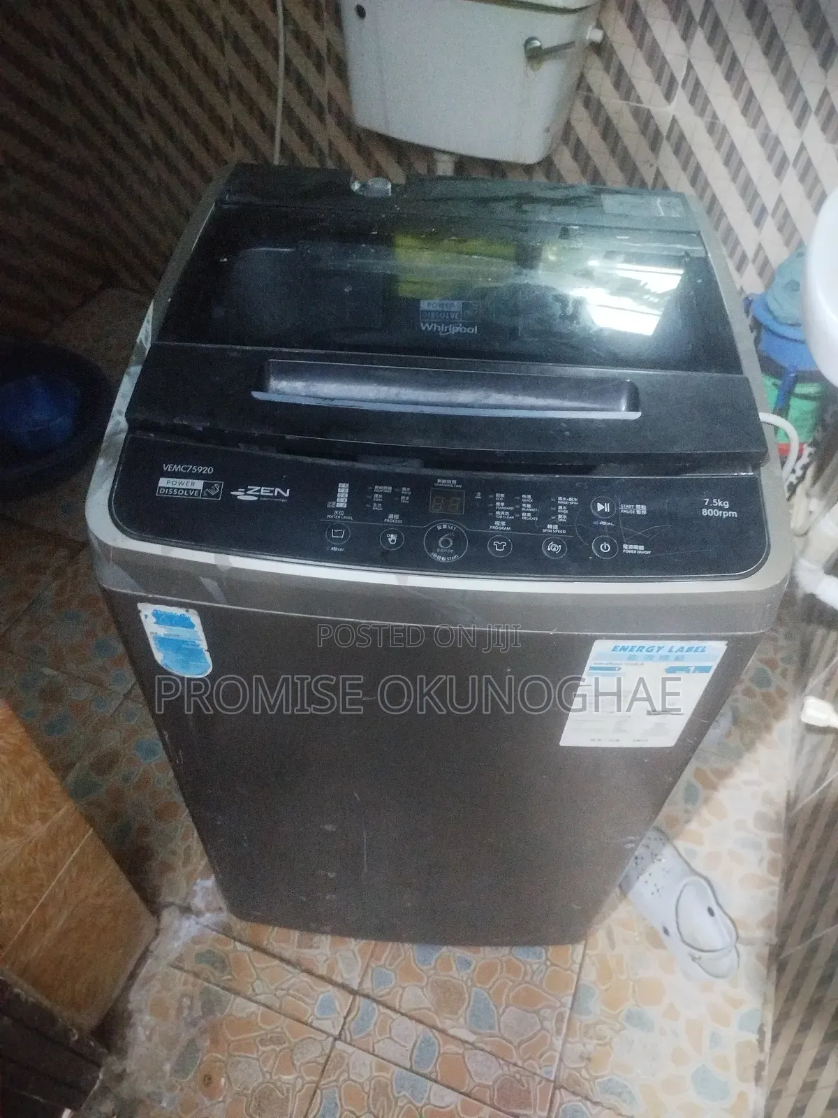 Second Hand Automatic Washing Machine 7.5kg