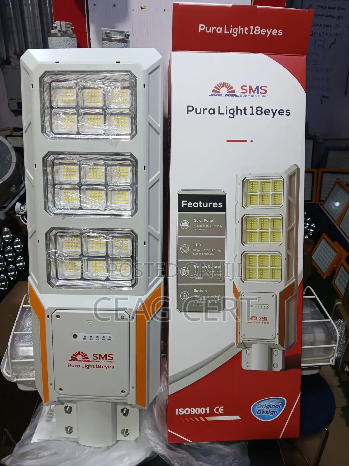 Solar Street Light SMS
