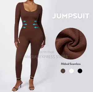 Quality Ladies’ Long-Sleeve Stretch High Back Shaping Jumpsuit