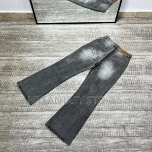 Washed Retro Boot Cut Flare Jeans