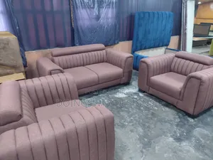 Brown Channel Sofa