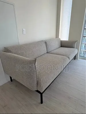 Modern Grey Fabric Sofa