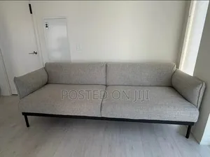 Modern Grey Fabric Sofa