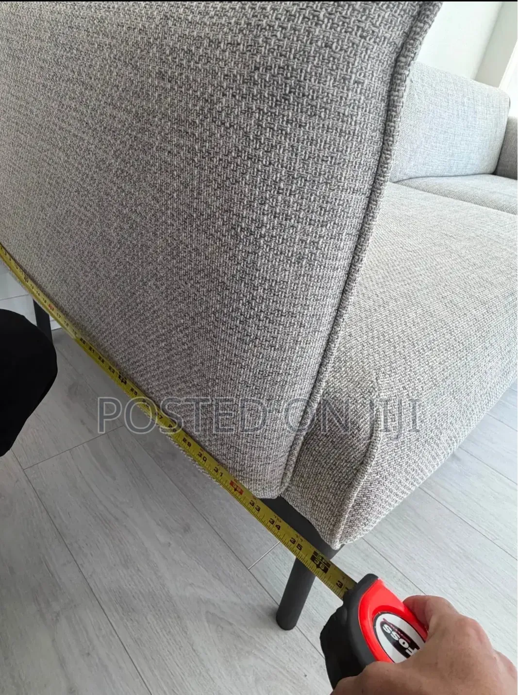 Modern Grey Fabric Sofa