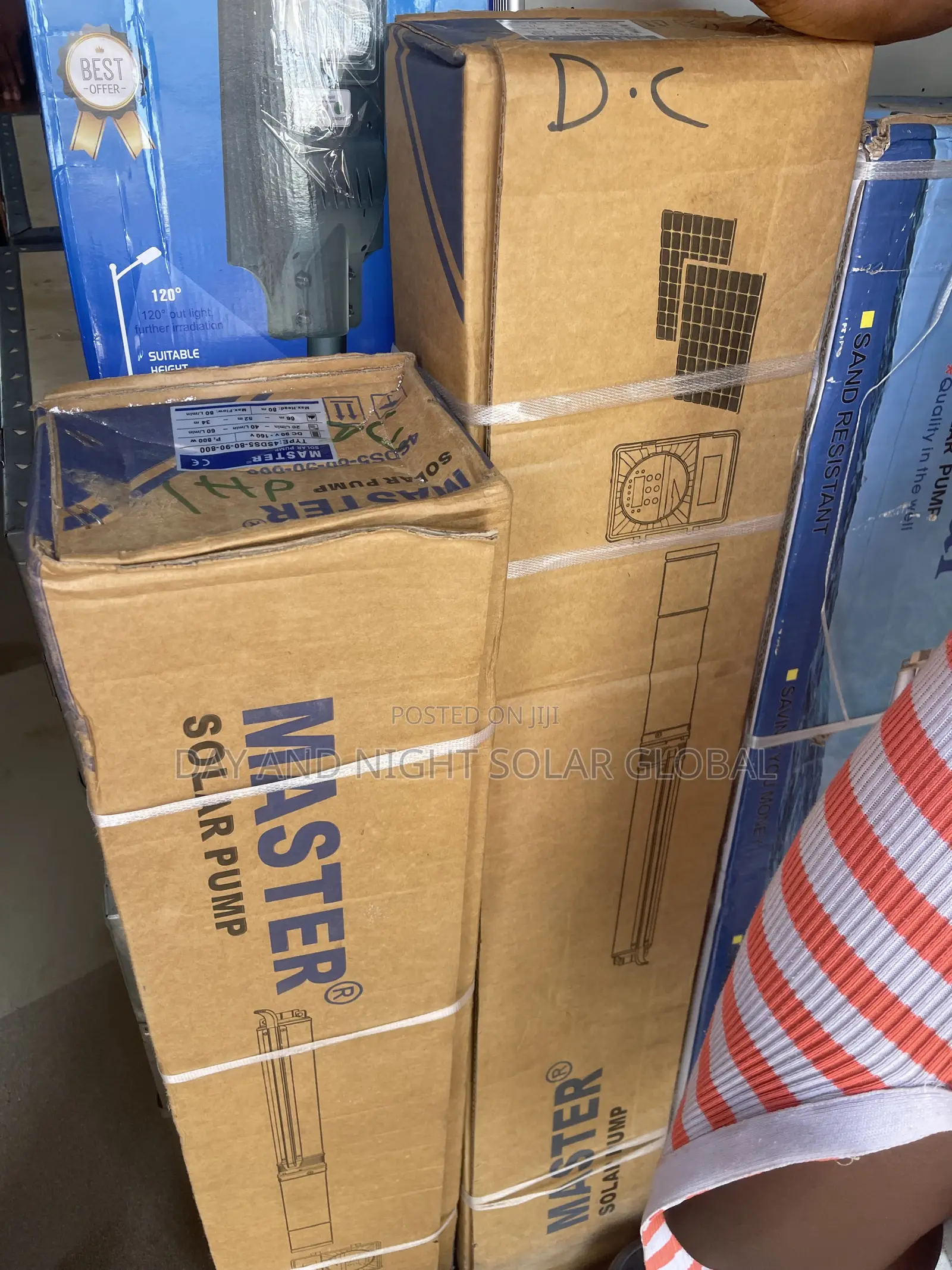 2hp Dc Master Submersible Solar Sumo Water Pump