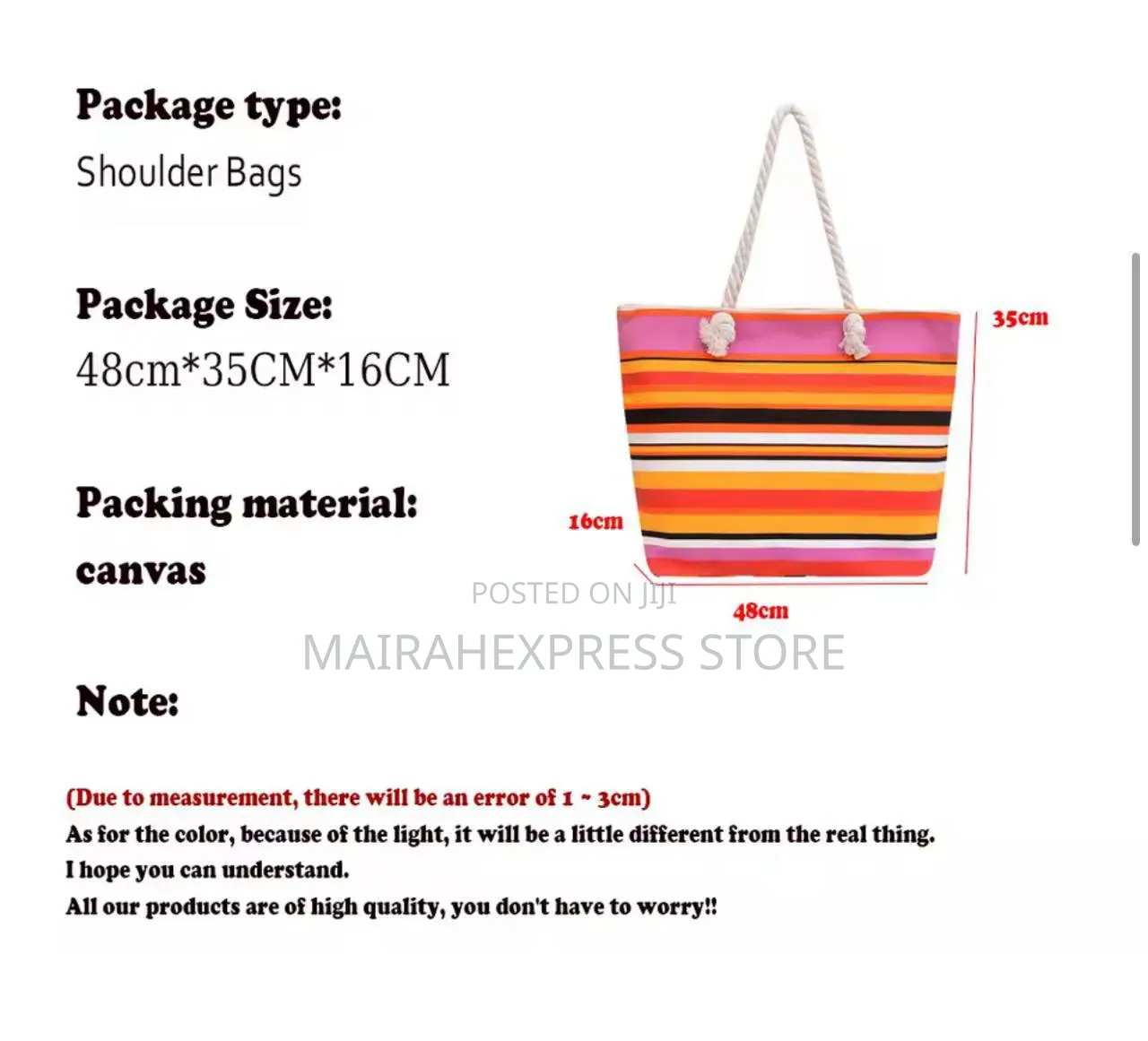 Fascinating Classic Large Capacity Tote Bag
