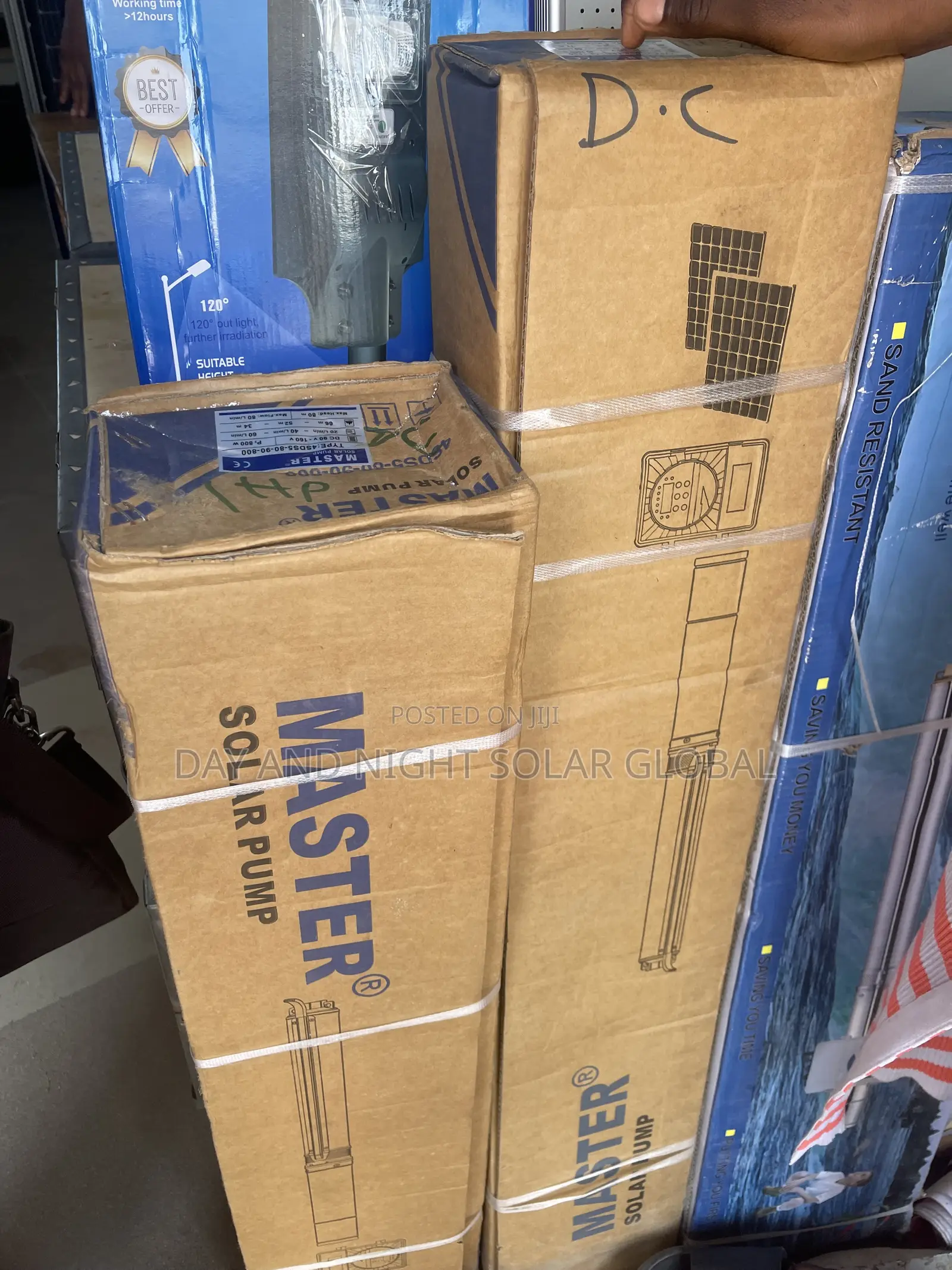 1hp Dc Solar Submersible Water Pump