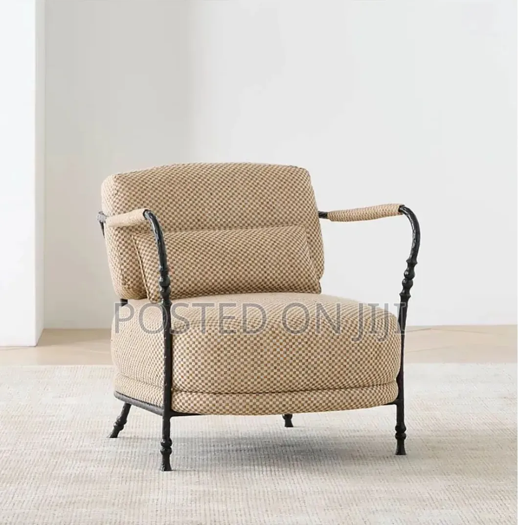 Checkered Accent Chair
