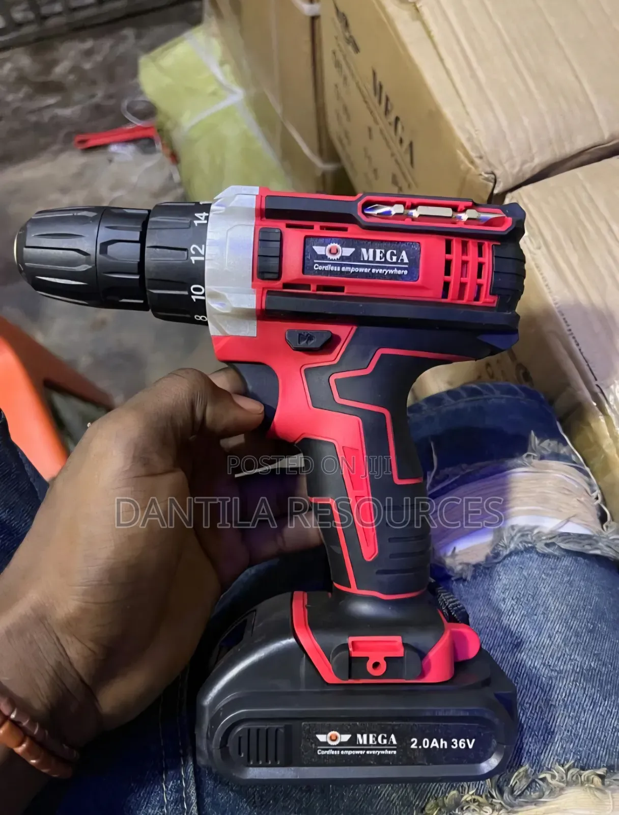 36 Volts Cordless Drilling Machine