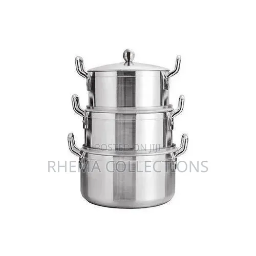 3Pcs Aluminium Pot