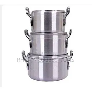 3Pcs Aluminium Pot