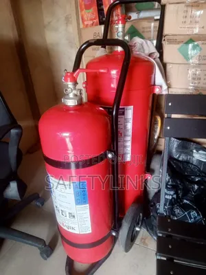 ABC Fire Extinguisher on Trolley
