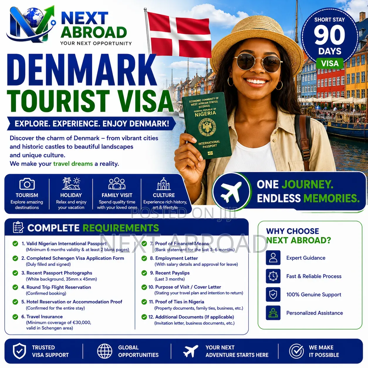 Denmark Tourist Visa