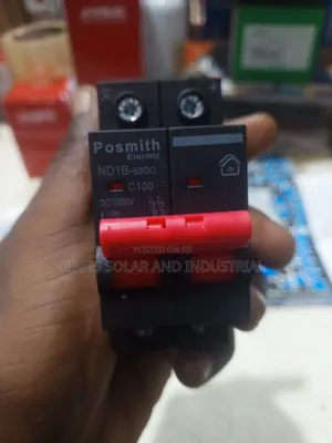 Posmith MCB Breaker 100A 2p Dc