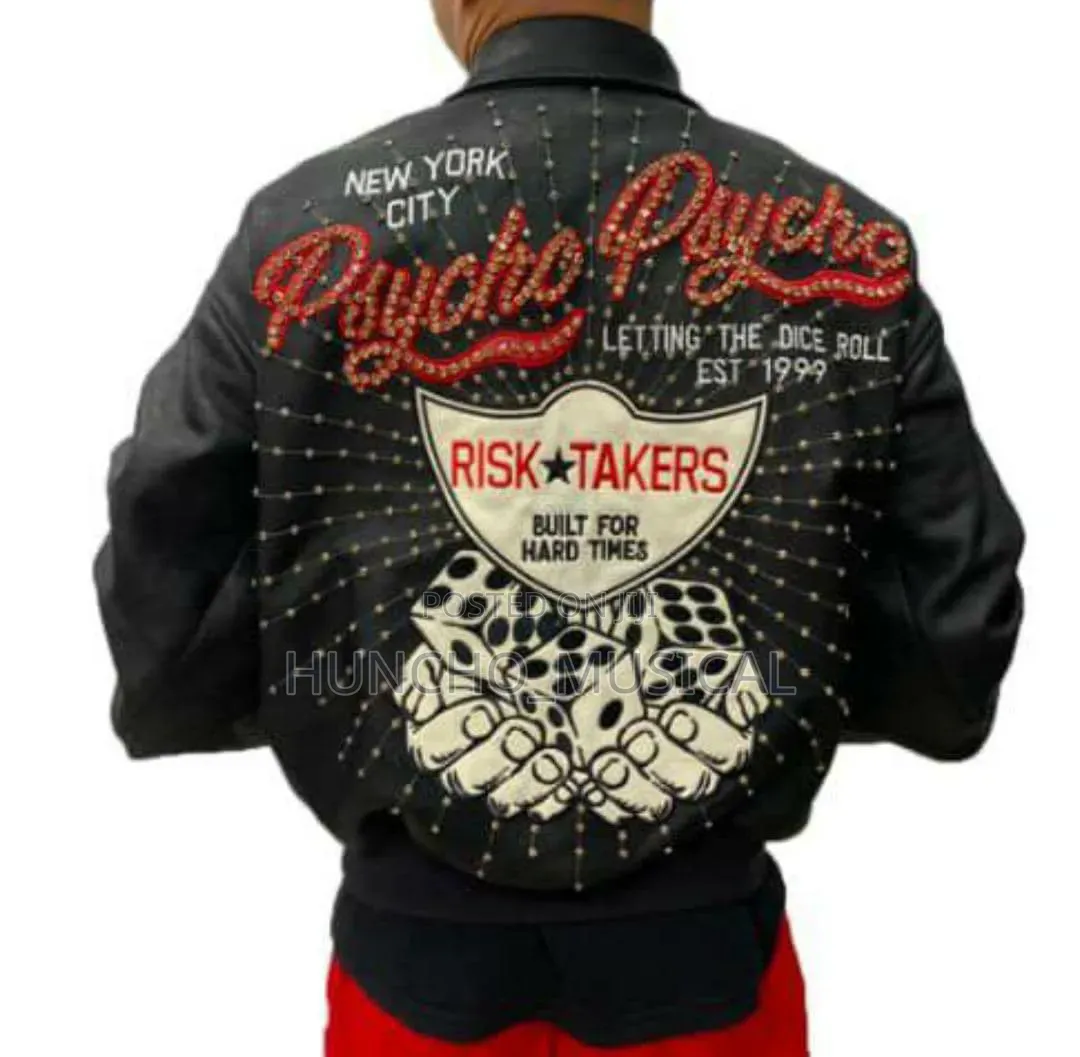 Avirex New York Leather Bomber Jacket Features "