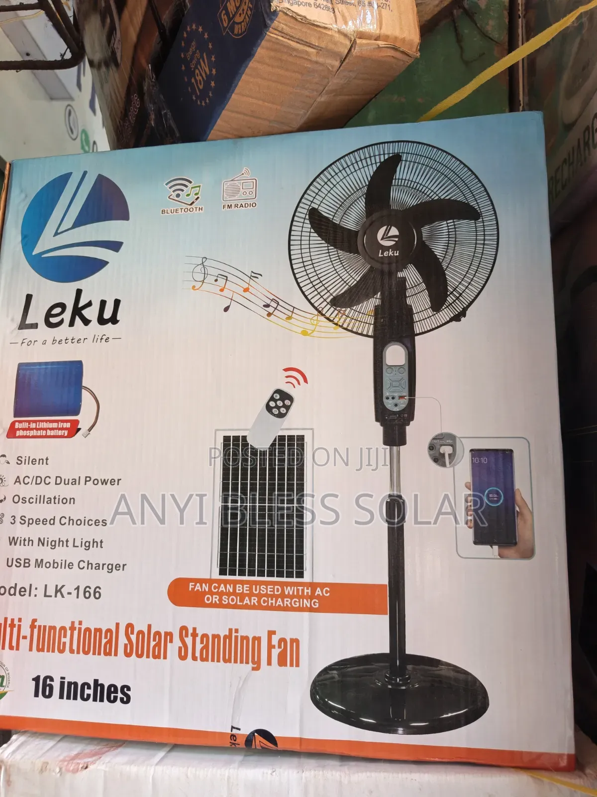 AC/Dc Standing Fan