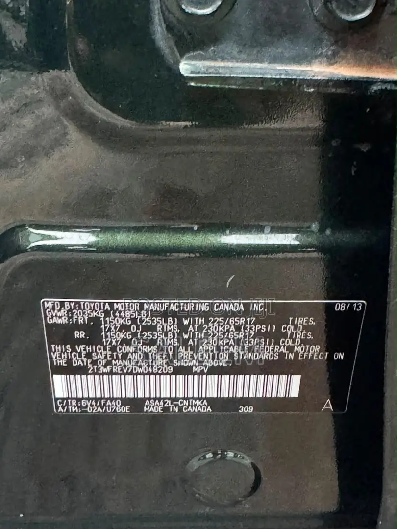 Toyota RAV4 2014 Green