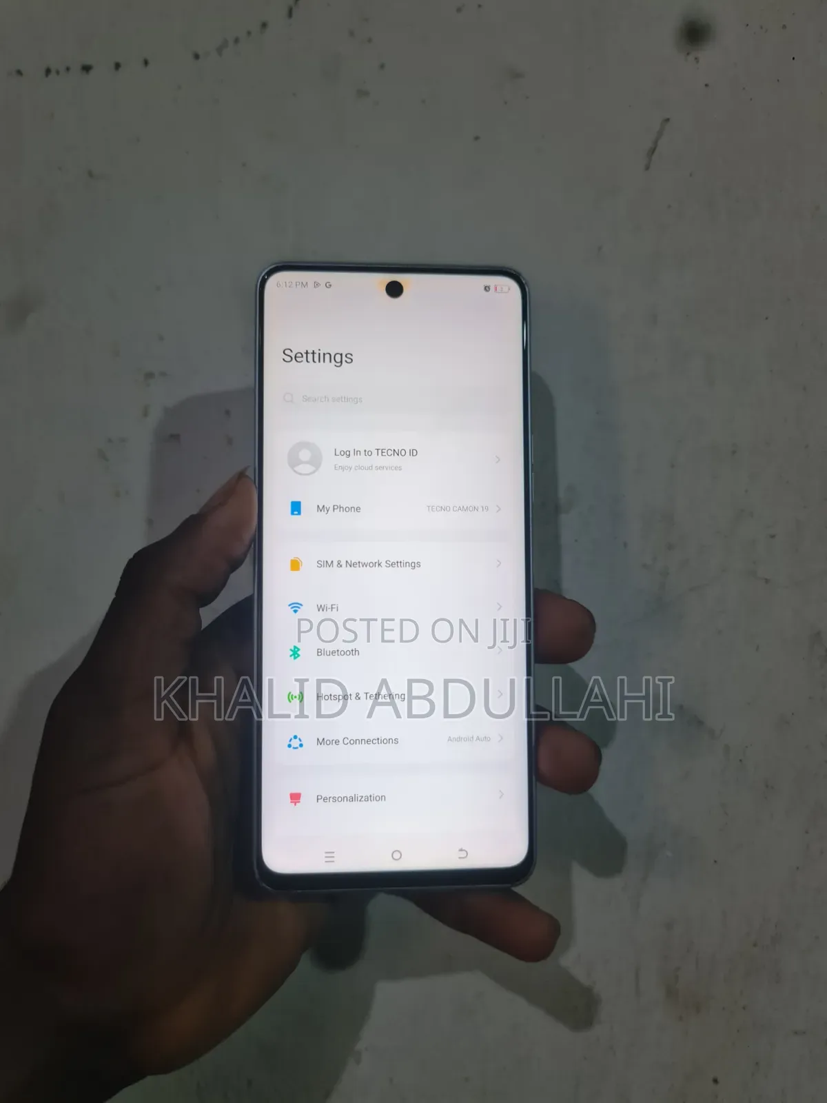 Tecno Camon 19 128 GB Silver