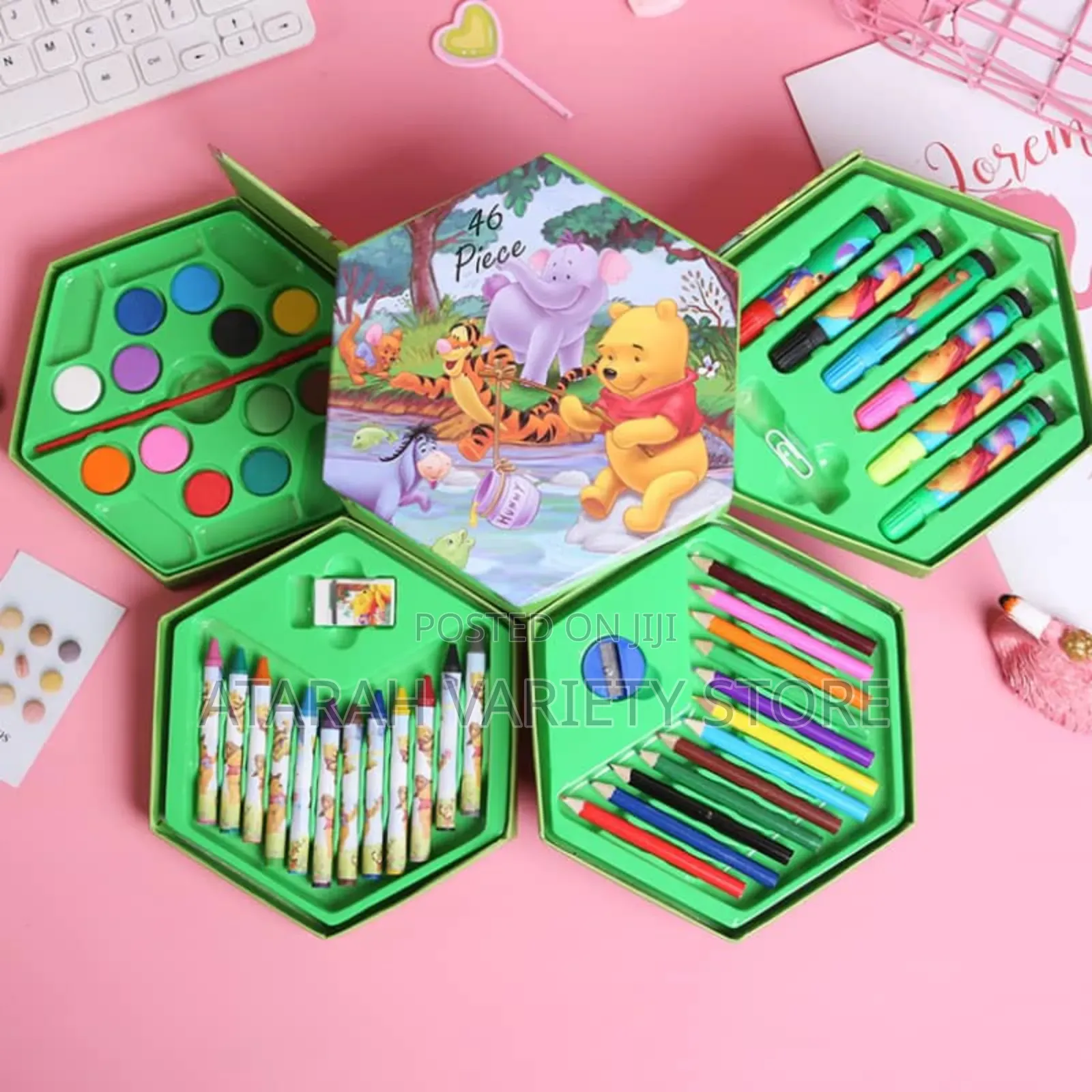 46 Colorful Crayon Set