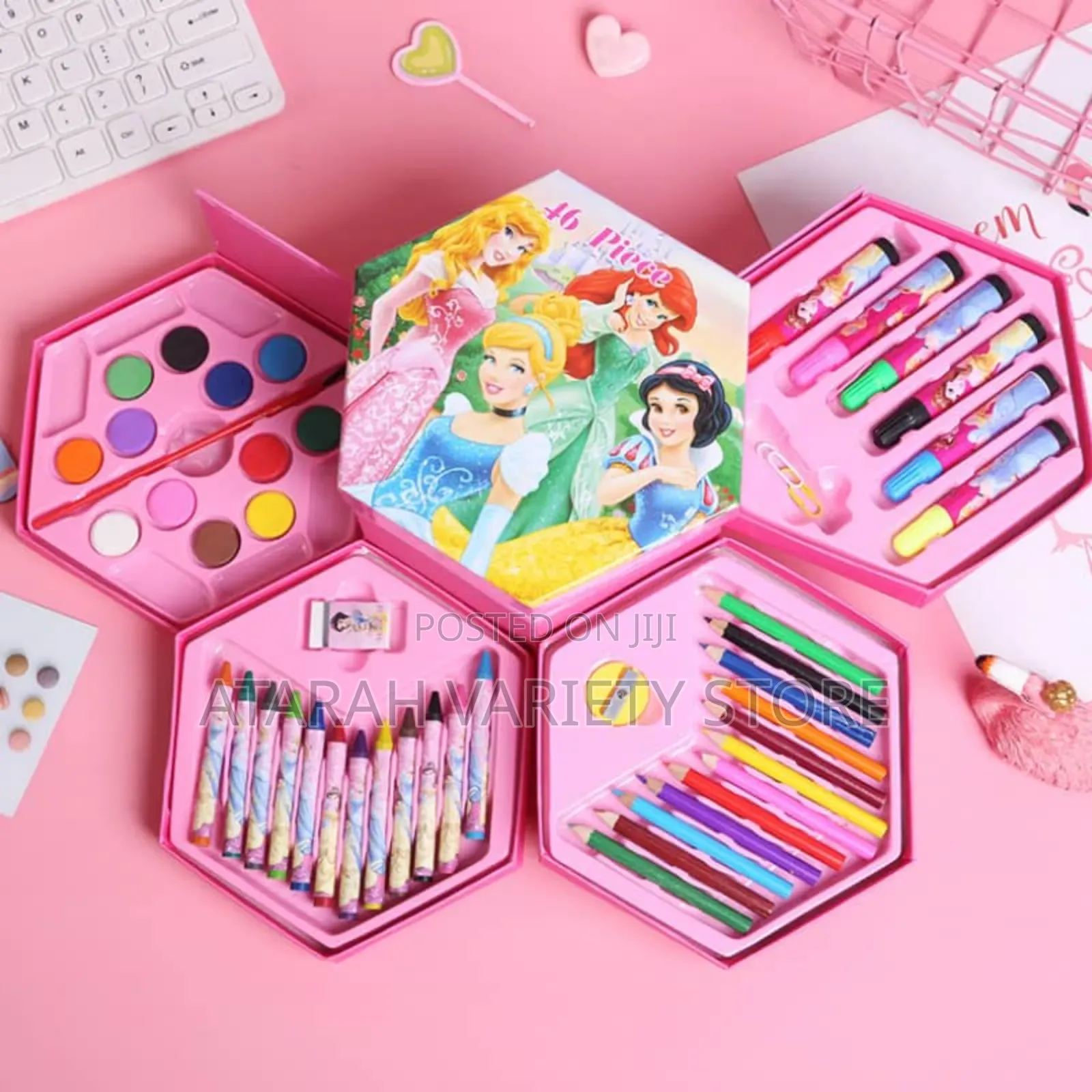 46 Colorful Crayon Set