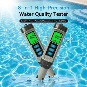 8-in-1 Water Quality Tester(pH, TDS, EC, Salt,ORP, CL, SG, TEMP Meter)
